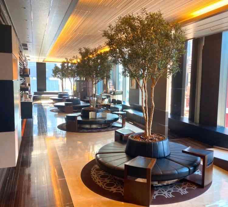 ロビー。受付もここでやるところが良いと思った