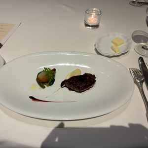 フルコース試食会でのステーキ