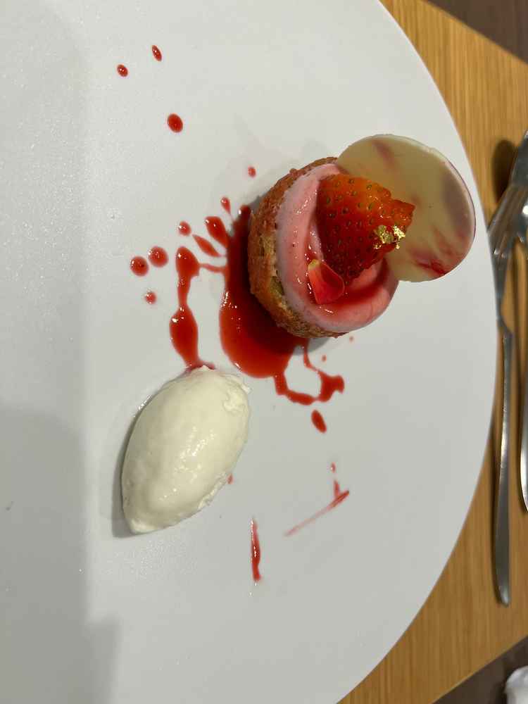 ブライダルフェアのデザート。