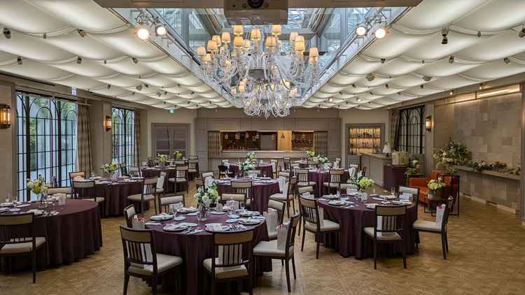 2つの披露宴会場はそれぞれに動線が確保されていたため、別のグループと鉢合わせることはなさそうでした。