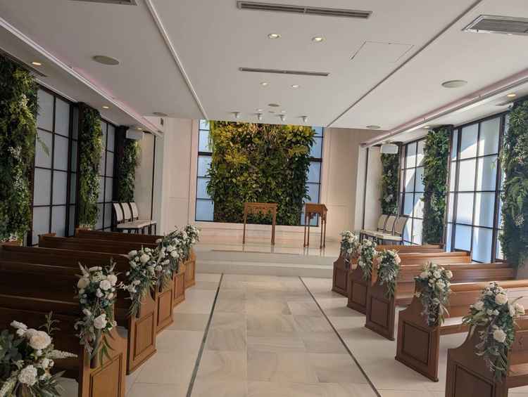 室内のチャペルの様子です。