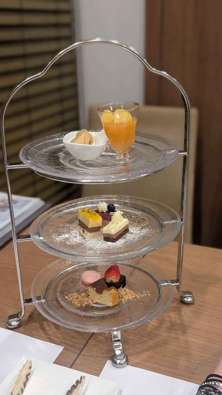 試食のデザート。式でも同じようなデザートが提供できるそうで、とても美味しかった。