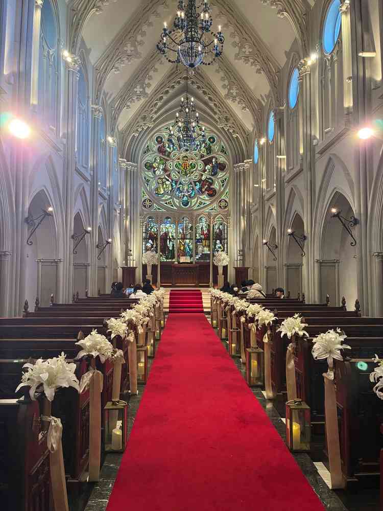 チャペルの内装。