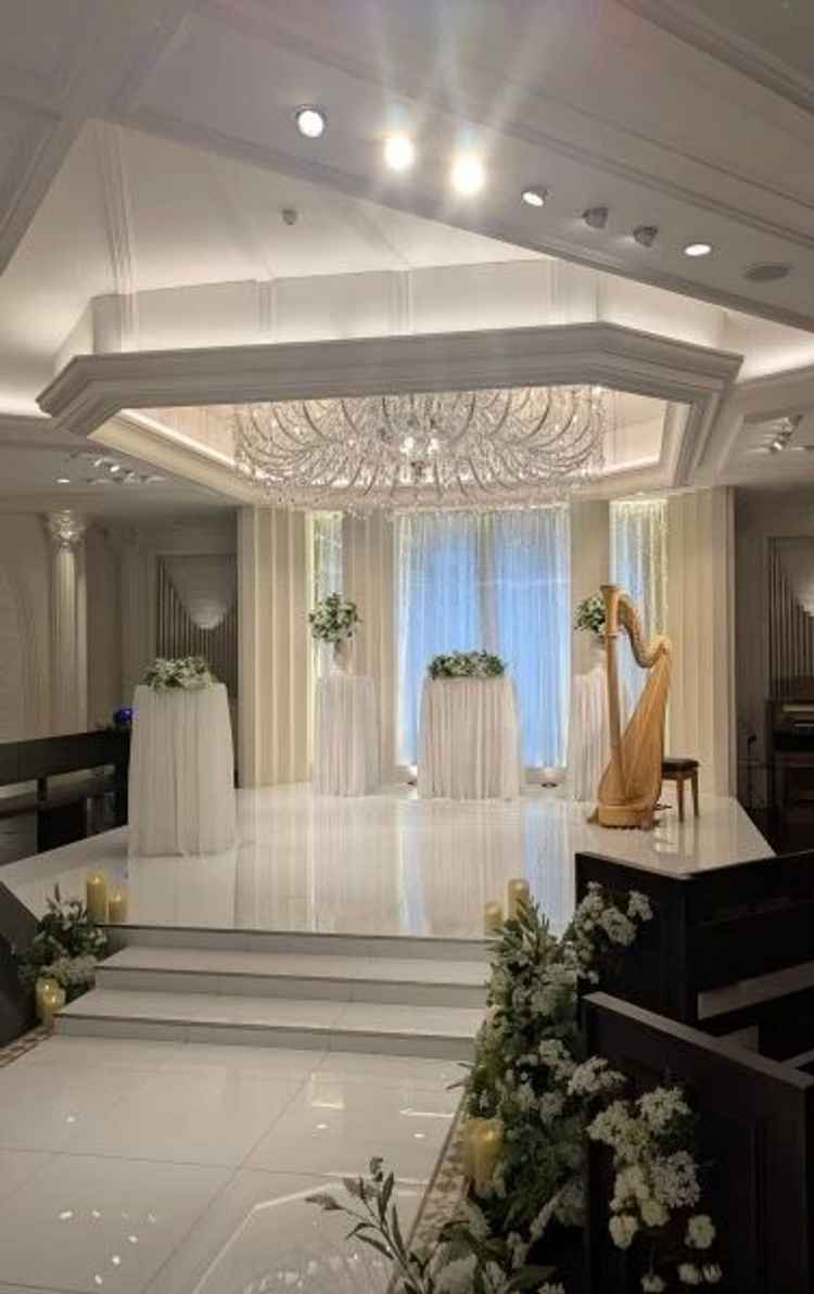 バージンロードは少し短く感じた