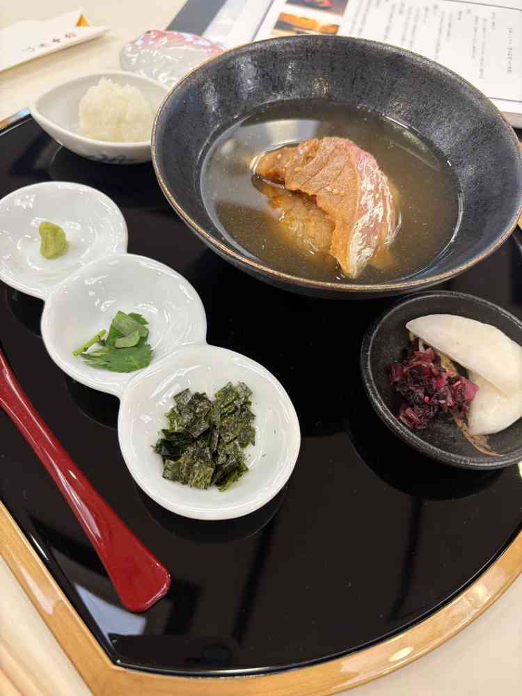 締めの茶漬け