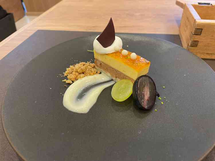 オレンジと紅茶のデザート