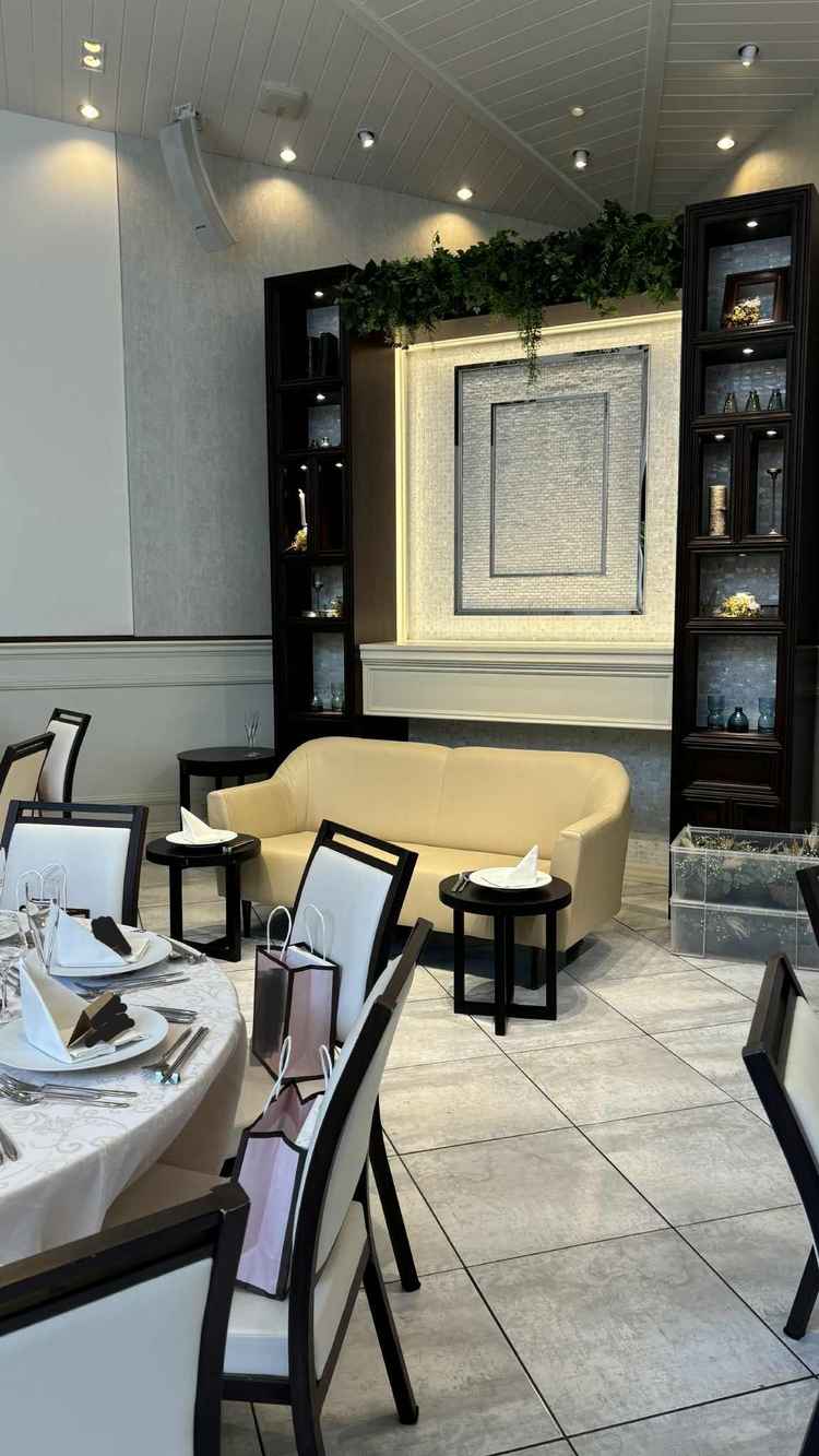 １Fの披露宴会場。地下１Fにある披露宴会場の方が個人的には好みだった。