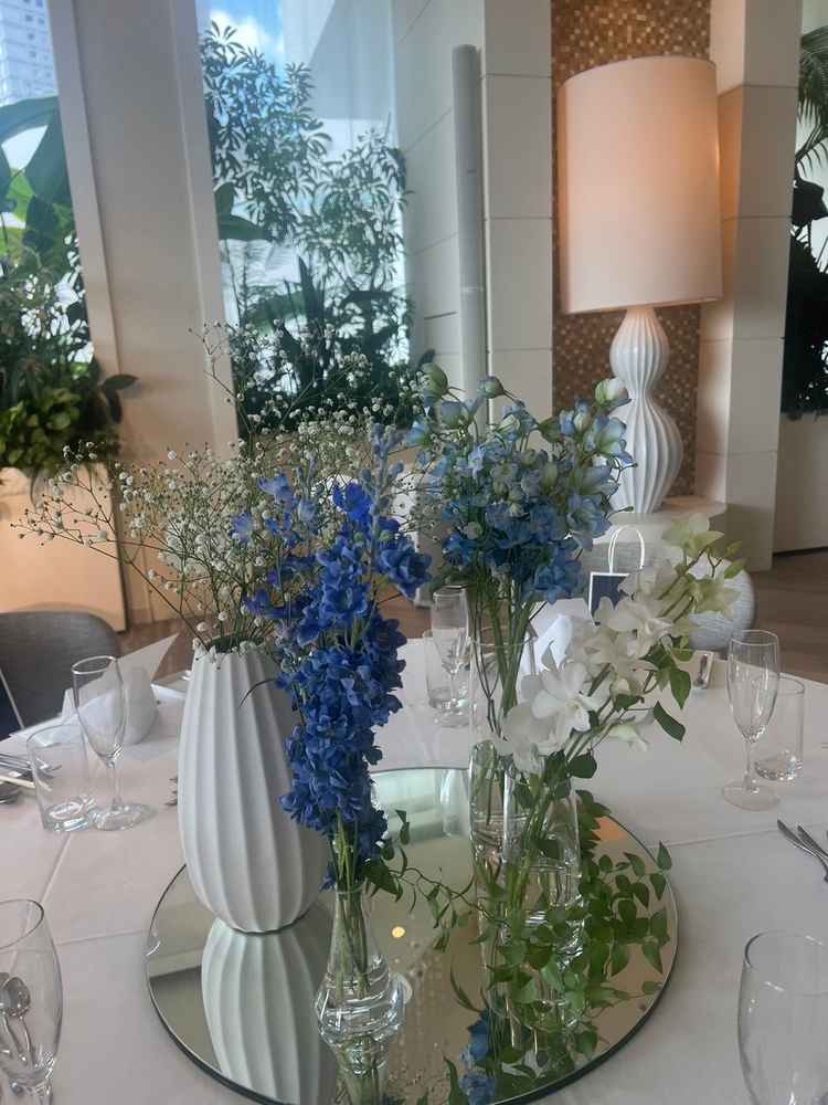 テーブルの装飾①