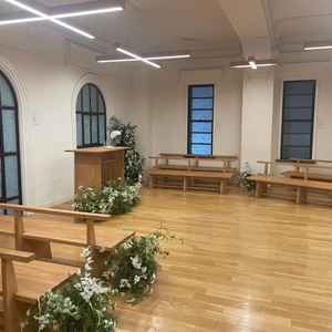 チャペルはアットホームな雰囲気