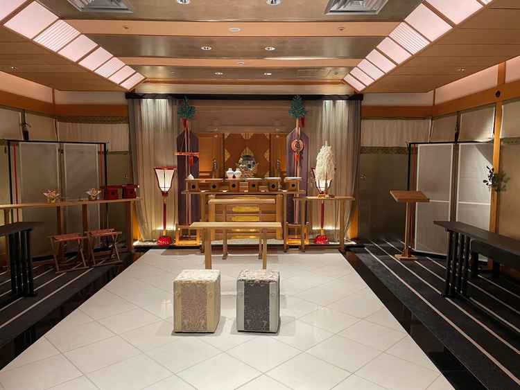 和装をした場合の挙式会場