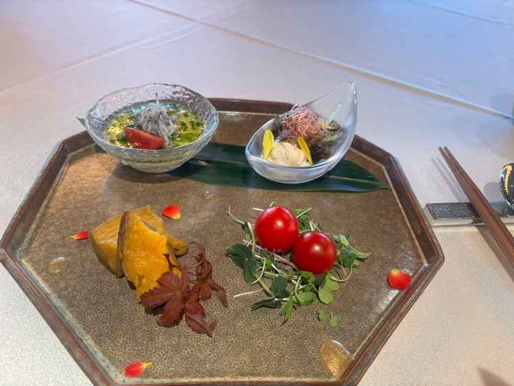 試食したお料理の前菜