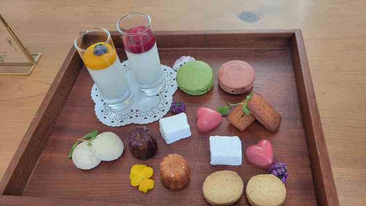 スイーツブュッフェのスイーツがとても美味しかったです。