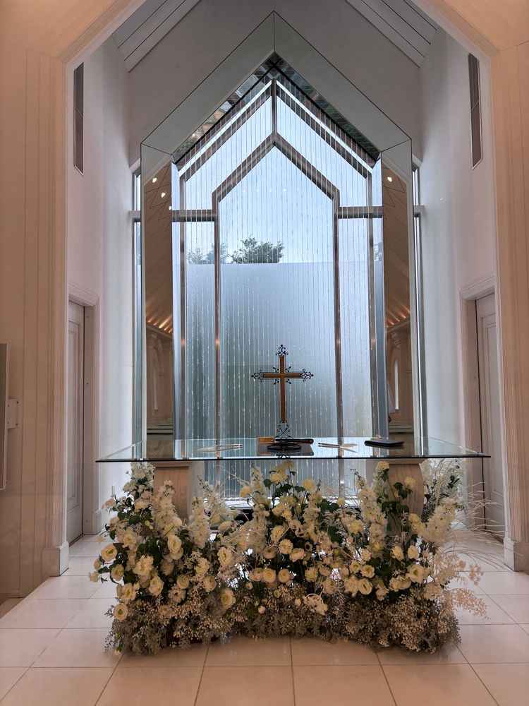 憧れの白チャペル。まさに理想