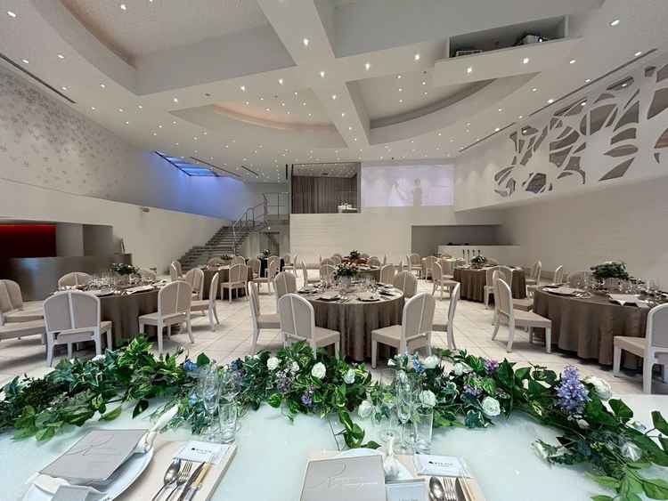 形、デザインにこだわりのある会場