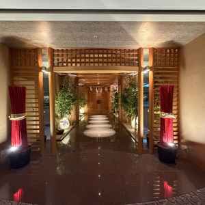 館内神殿入口　中は撮影禁止でした