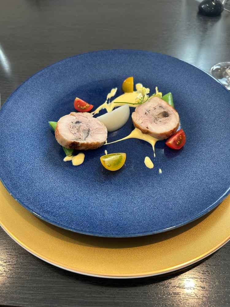 マンゴーヨーグルトソースがマッチして美味しかった