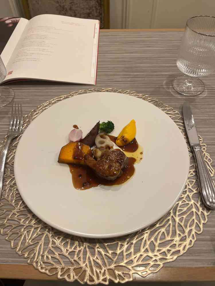 試食したコース料理