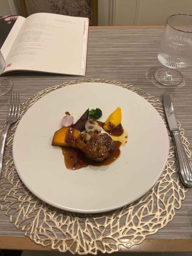 試食したコース料理