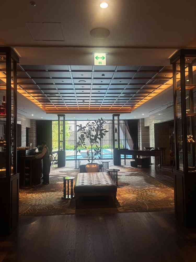 待合室入口の写真