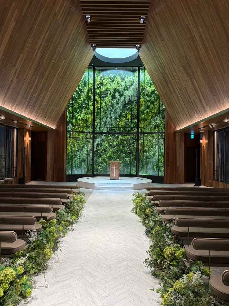 挙式会場①入り口から