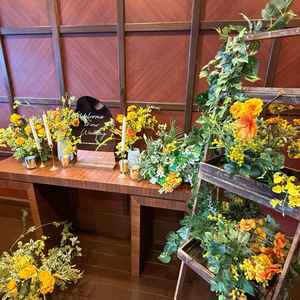 お花で色々アレンジできる点が素敵。