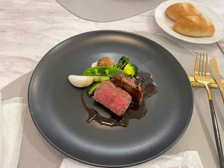 試食させていただいたお料理。お肉が柔らかくてとても美味しかったです。