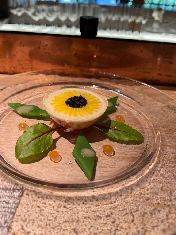 季節の食材で色とりどりのお料理で、彩はリクエストで変更してもらえる。