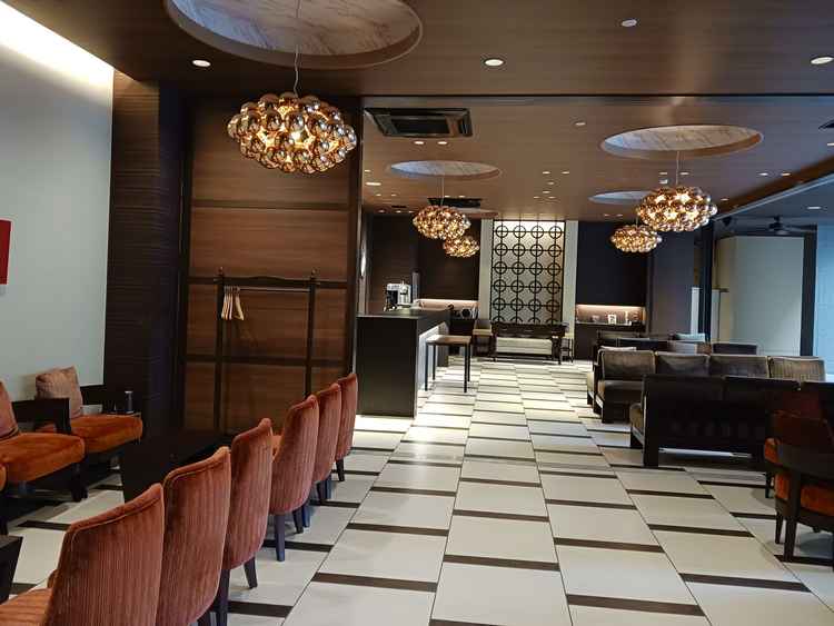 披露宴までの待合室