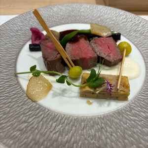 メインのヒレ肉は高級ディナーで出てくるような柔らかさ