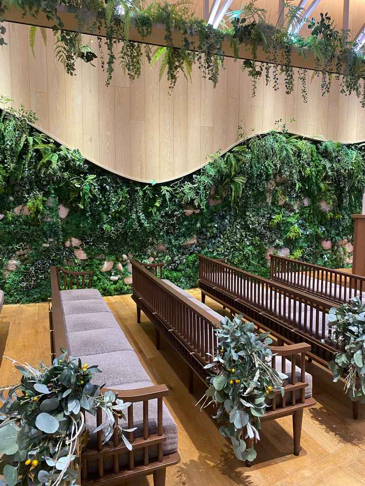 緑の空間が印象的でした