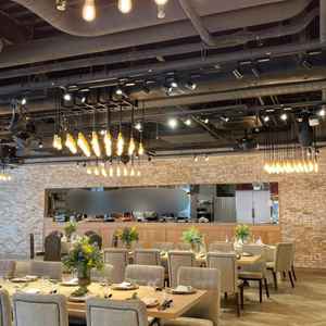 披露宴会場のライブキッチン。