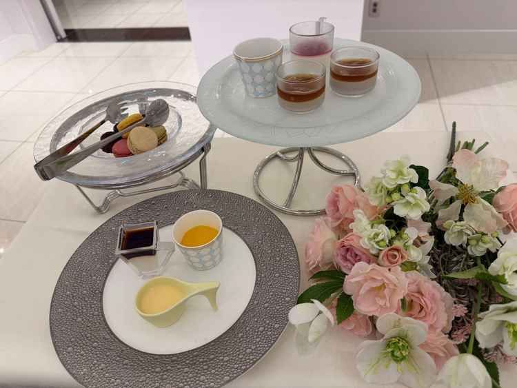 デザートの試食