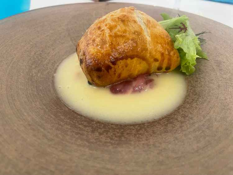 料理が温かい状態で出てくるという説明がありました