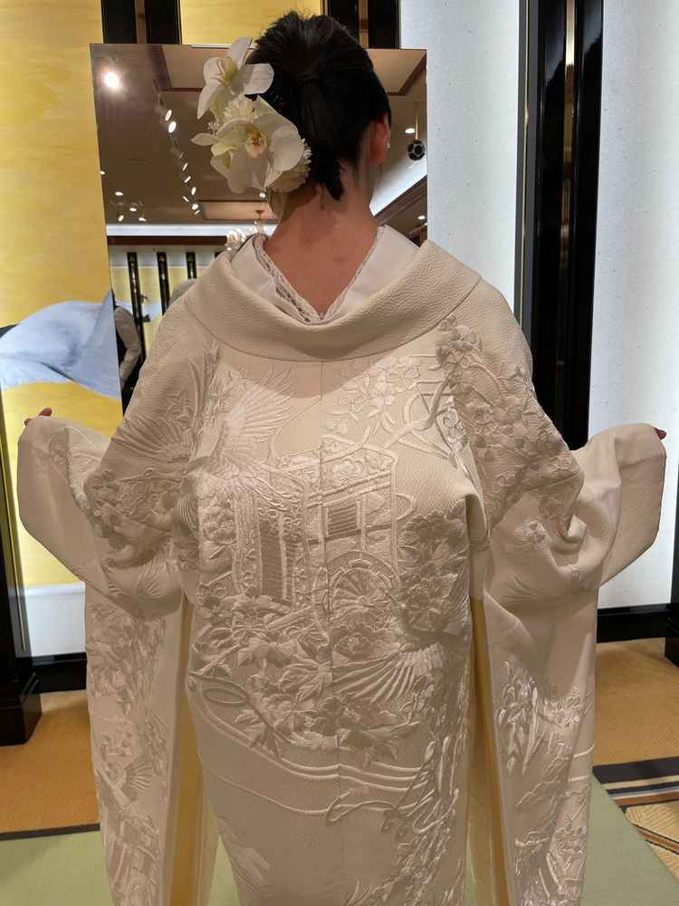 白無垢の試着