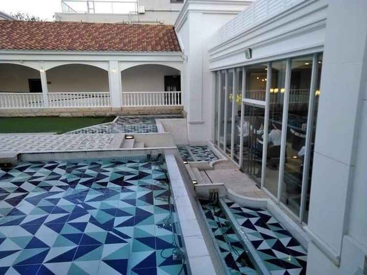 ガーデンと披露宴会場が直結しており広々していました