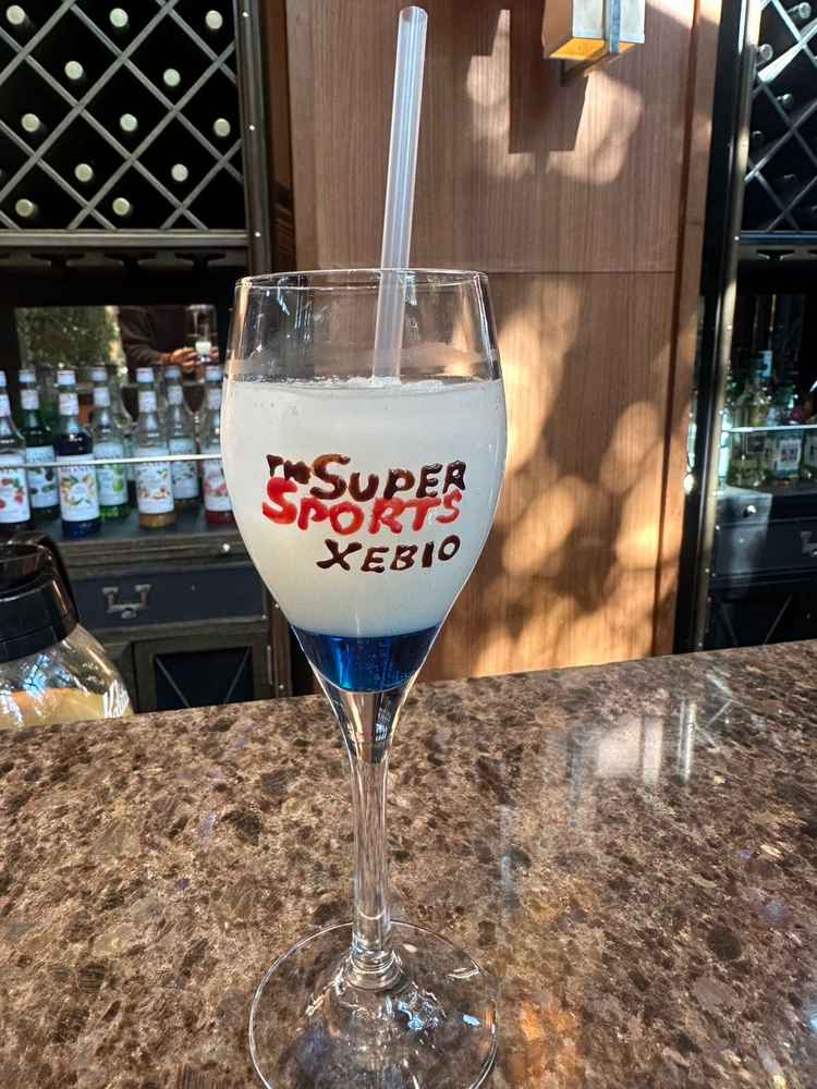 アルバイト先の名前入り、オリジナルドリンク。