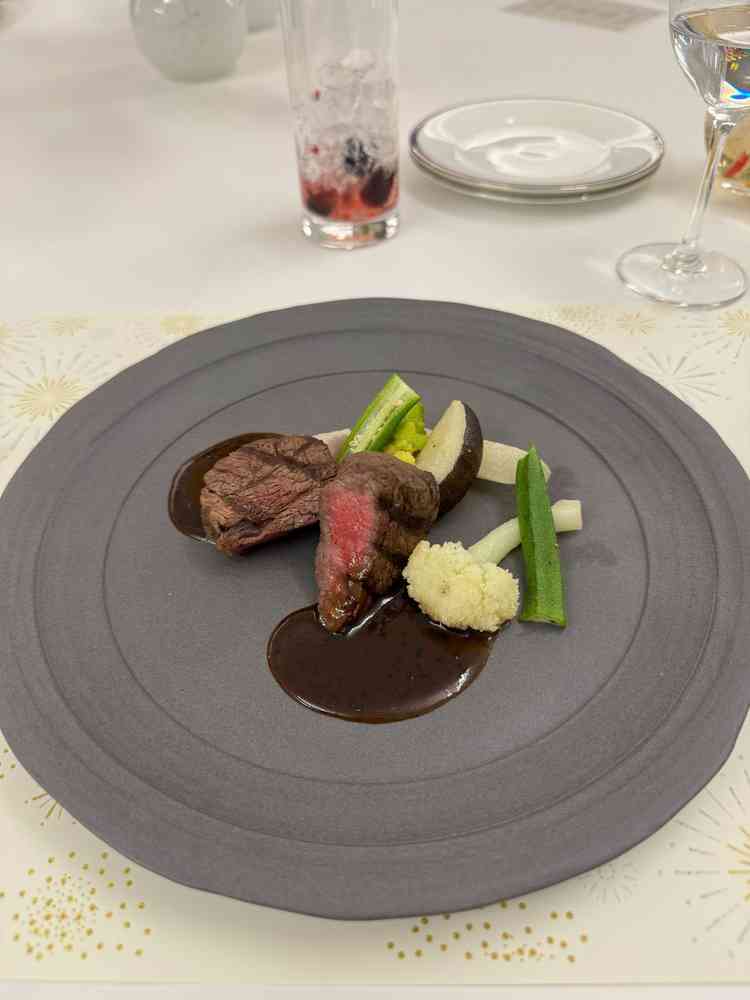 試食会の料理(18000円のコース)