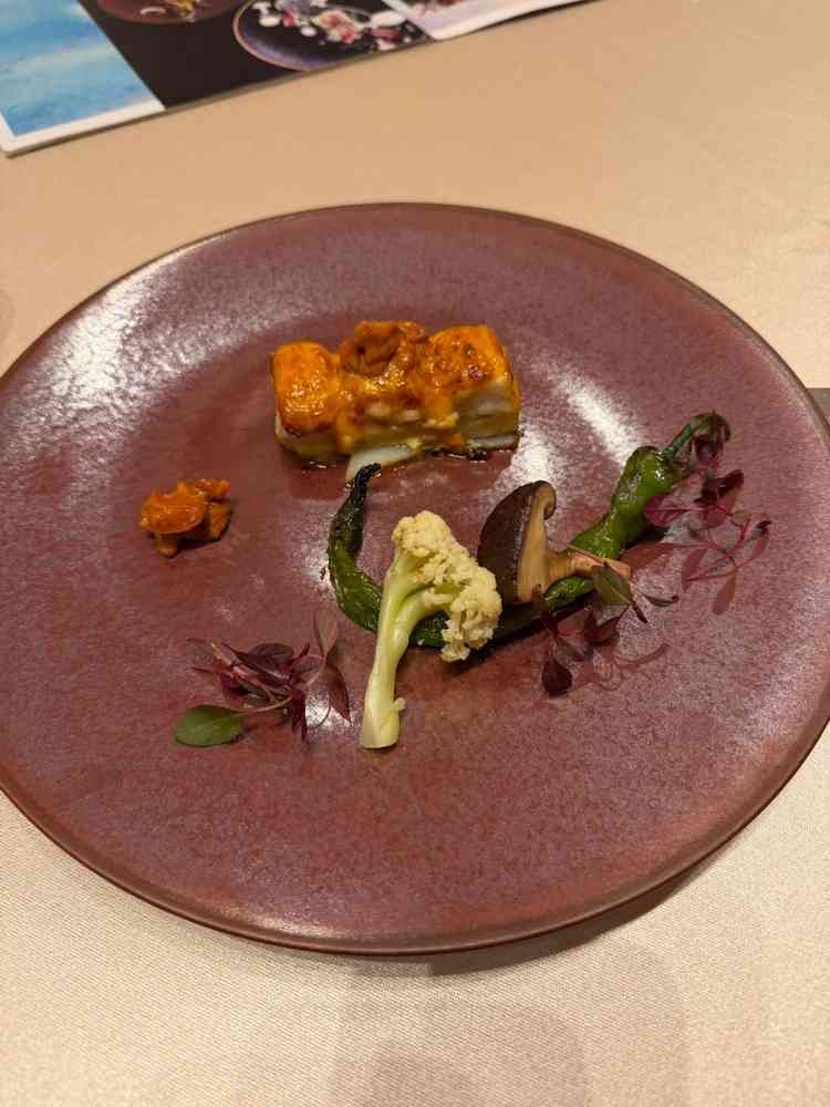 ウニのソースがとても美味しかったです