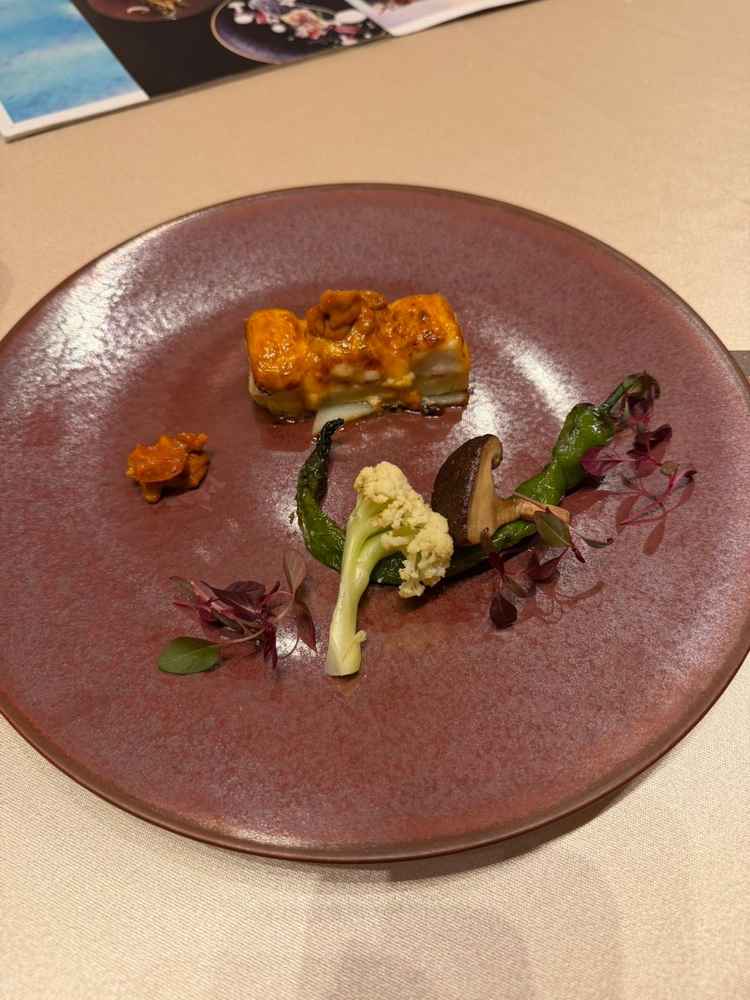 ウニのソースがとても美味しかったです