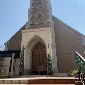 独立型チャペルで、プライベート空間が保たれていました。