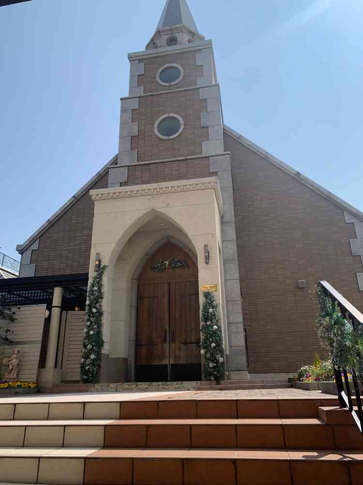 独立型チャペルで、プライベート空間が保たれていました。