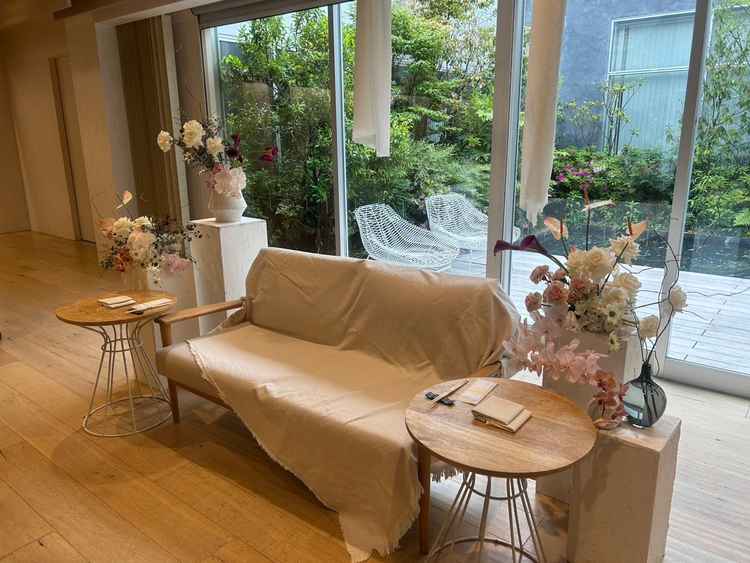 披露宴のソファ