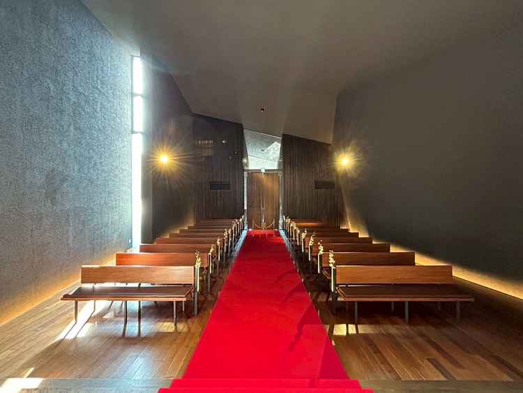 バージンロードの眺め