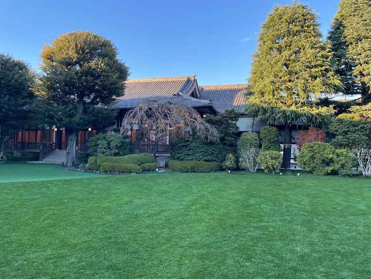 明治記念館の庭園