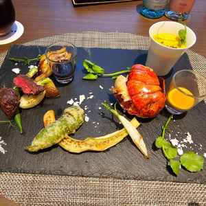 試食の料理。野菜が美味しかった！