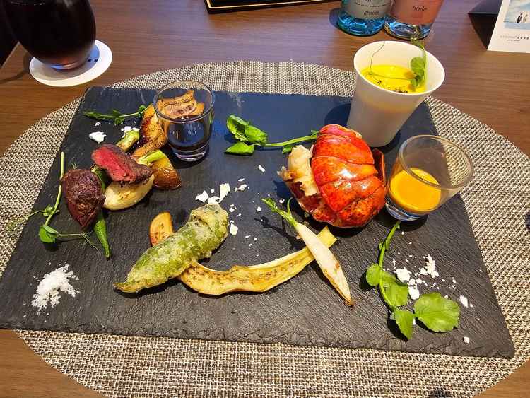 試食の料理。野菜が美味しかった！