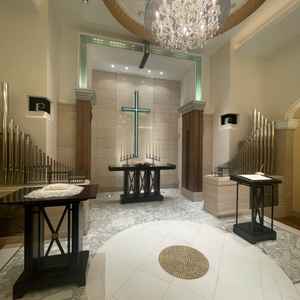 チャペルの様子。上品な印象でした。