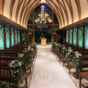 2つ目の挙式会場でこちらも綺麗だった