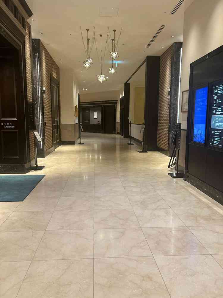 ホテルモントレ姫路の廊下の一部です