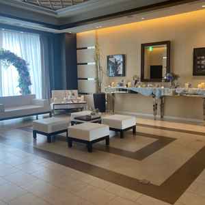 披露宴会場ニューヨークルームのインナーテラスです。